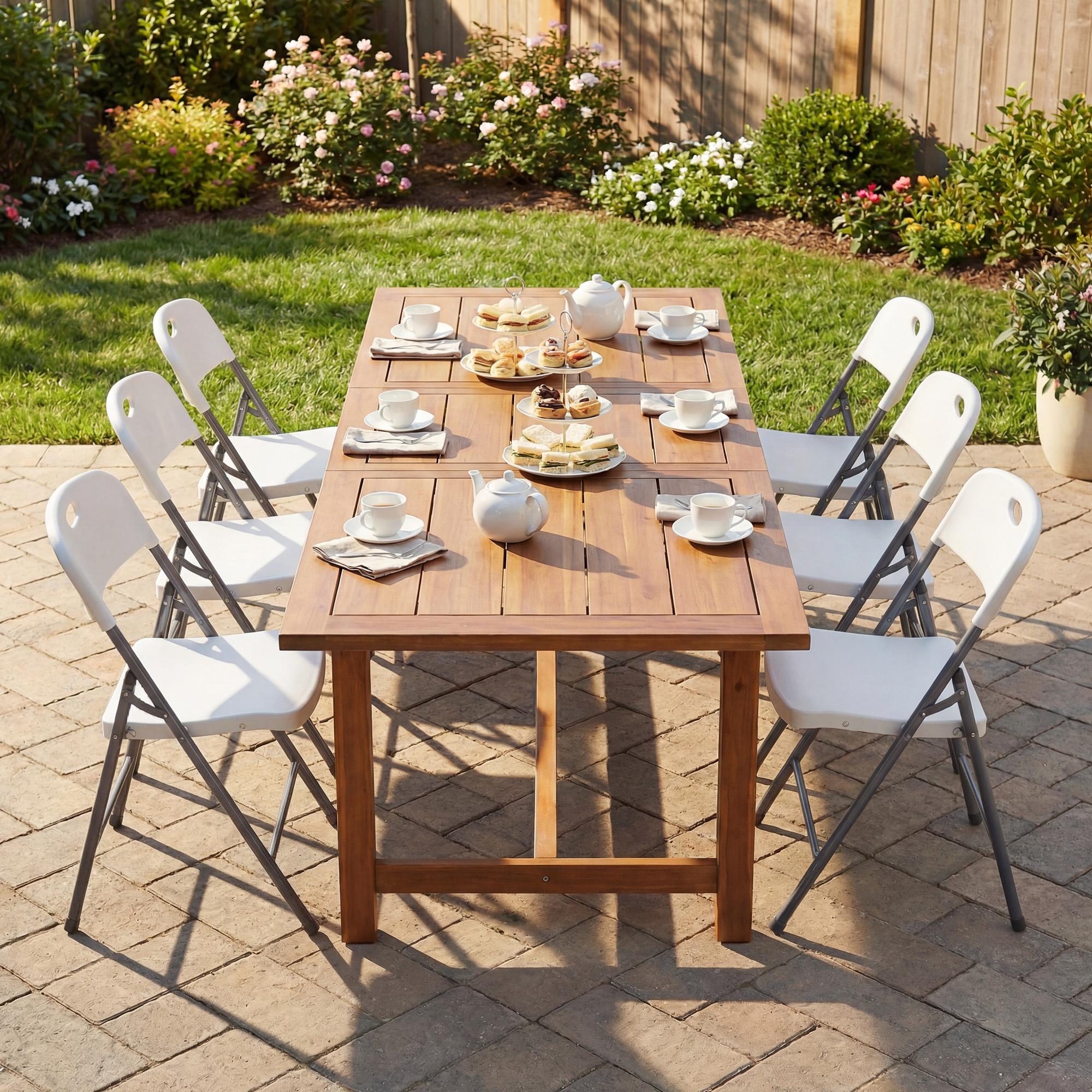 Folding chair with backrest